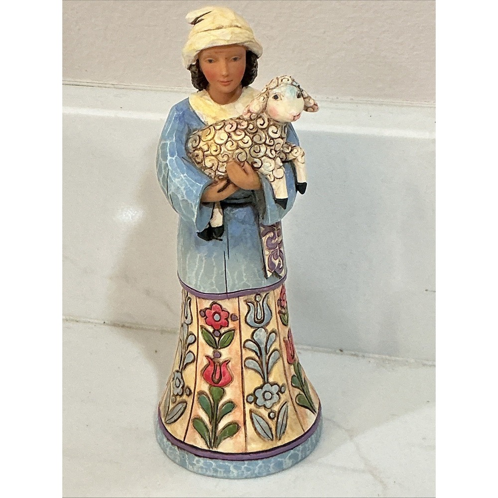 Jim Shore Bringing Praise Shepards Heartwood Creek 4007983 Enesco Shepard W Lamb
